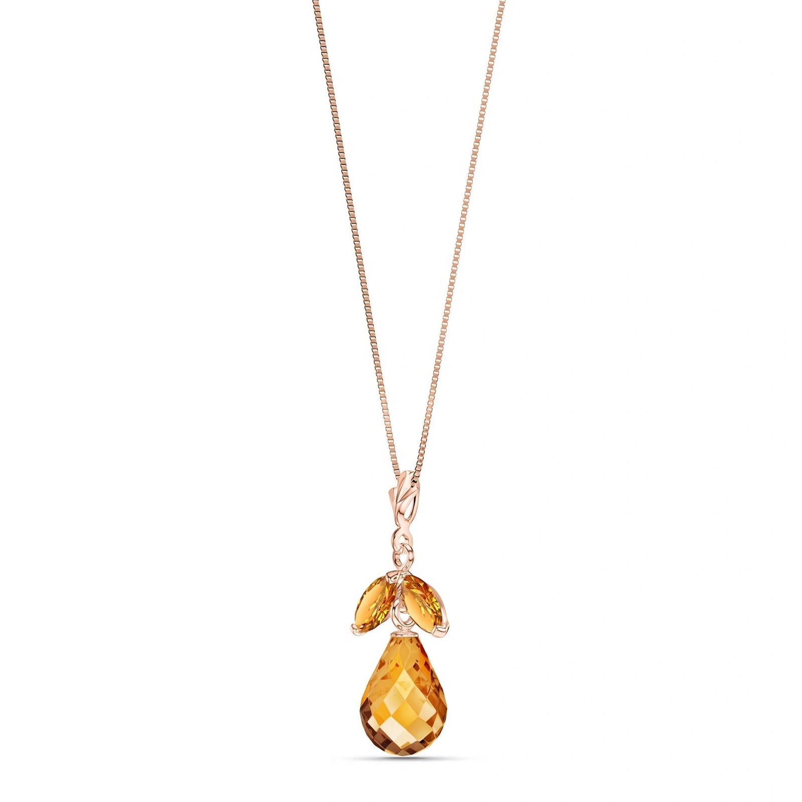 Rose Gold Atelier Necklace Pink Topaz 10K — Marilena