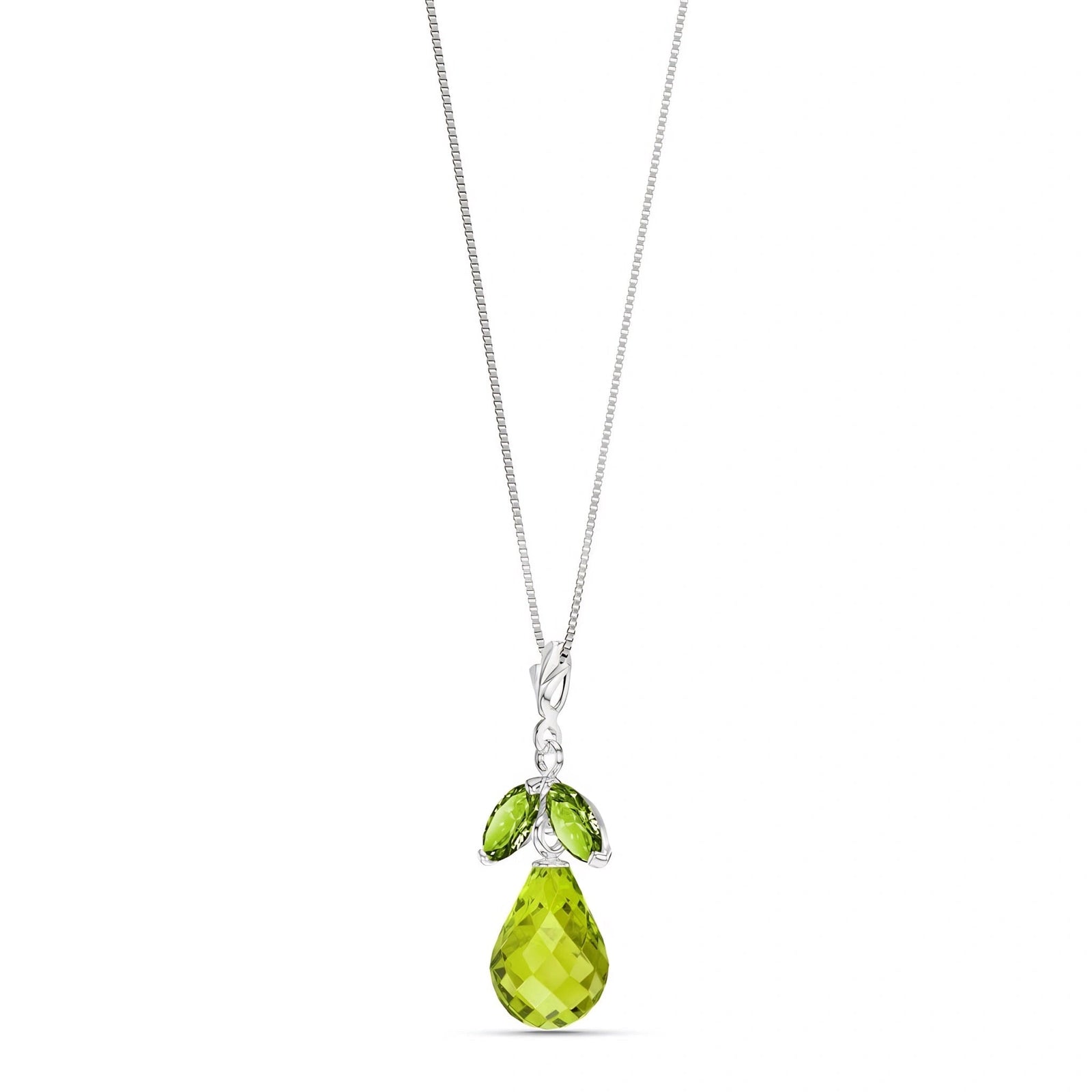 White Gold Atelier Necklace Pink Topaz 10K — Marilena