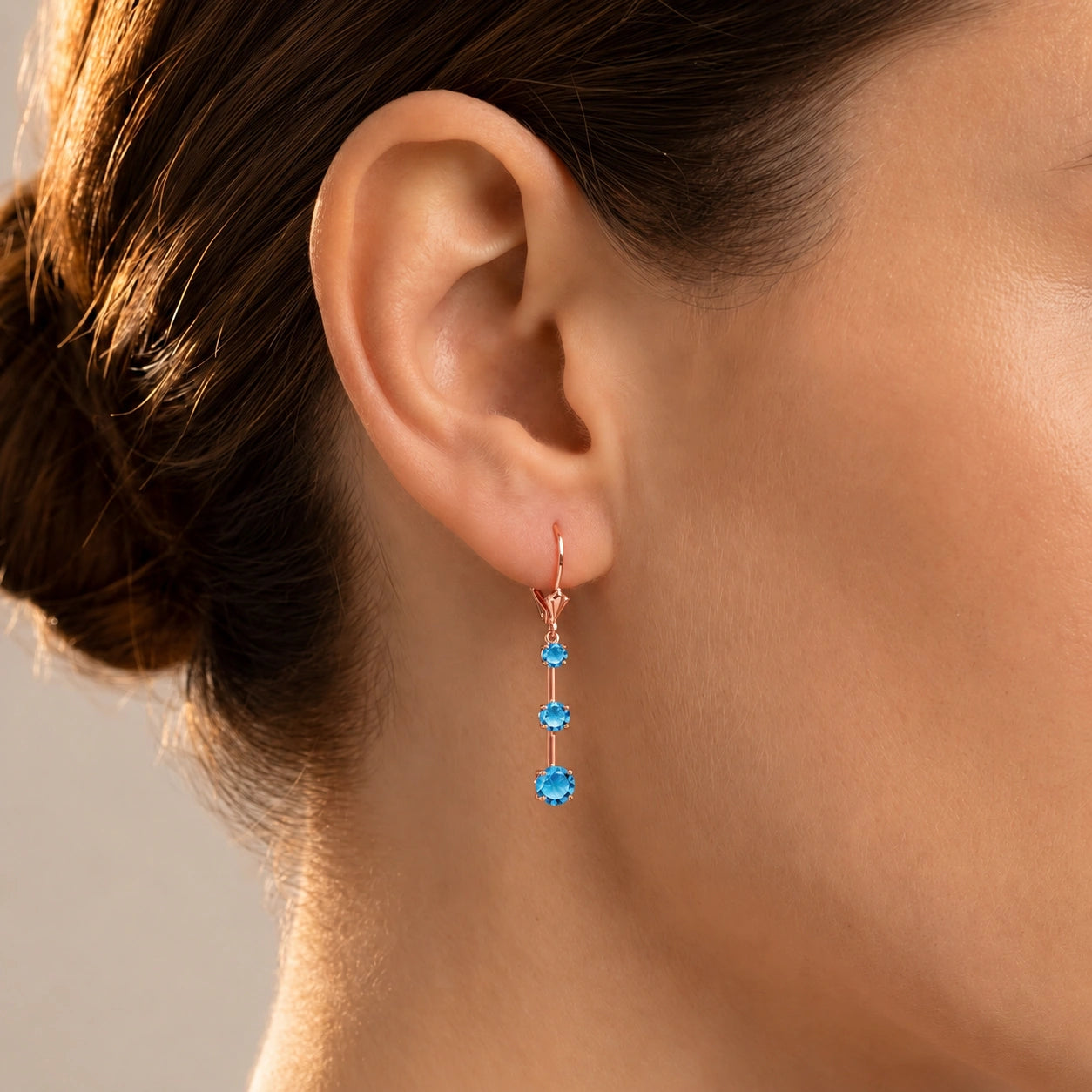 Rose Gold Blue Topaz — Marinelli
