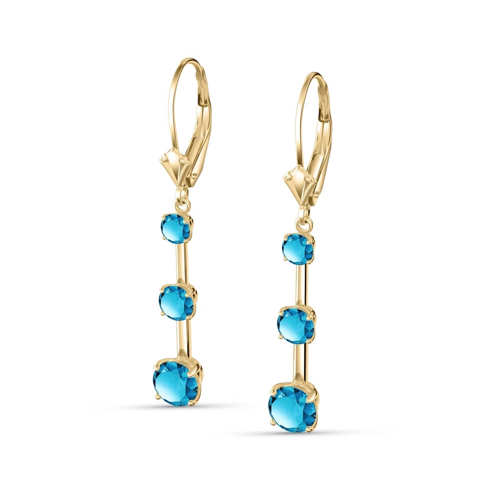 Yellow Gold Blue Topaz — Marinelli