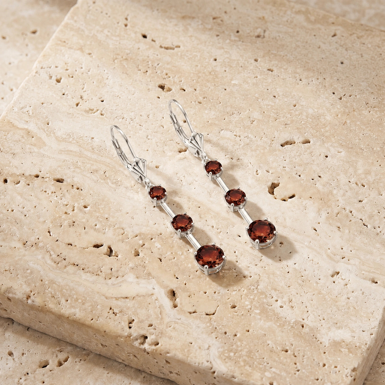 White Gold Garnet — Marinelli