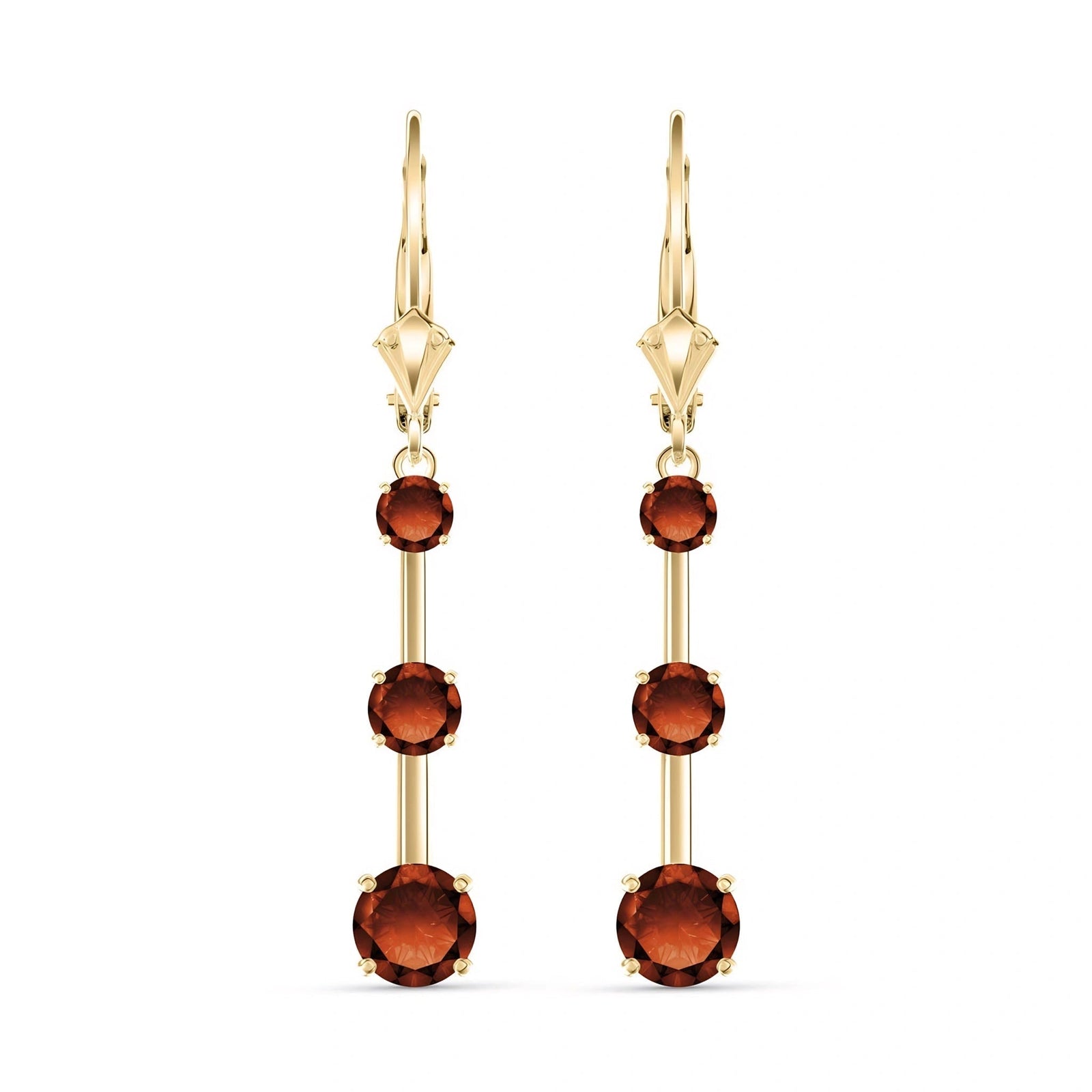 Yellow Gold Garnet — Marinelli