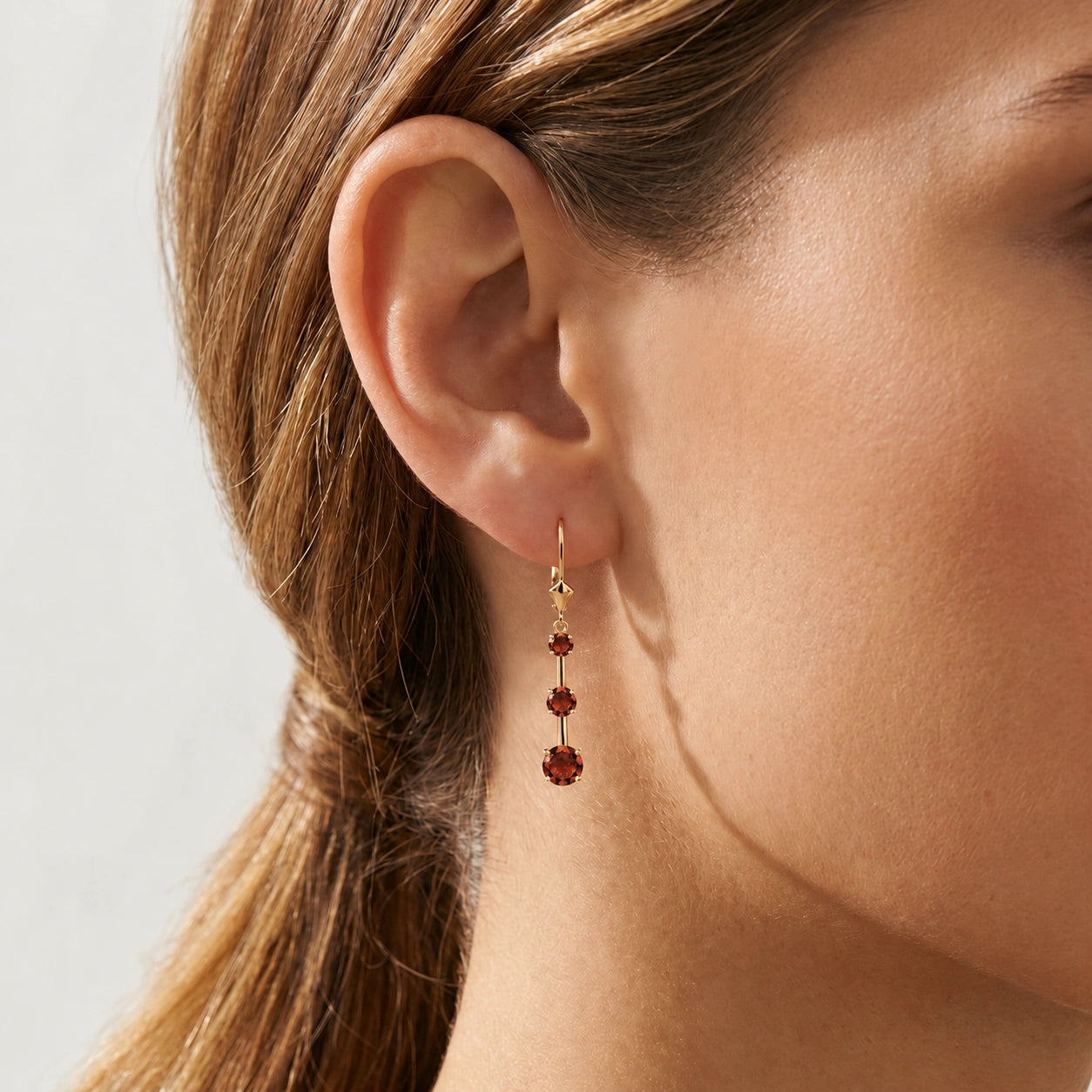 Yellow Gold Garnet — Marinelli