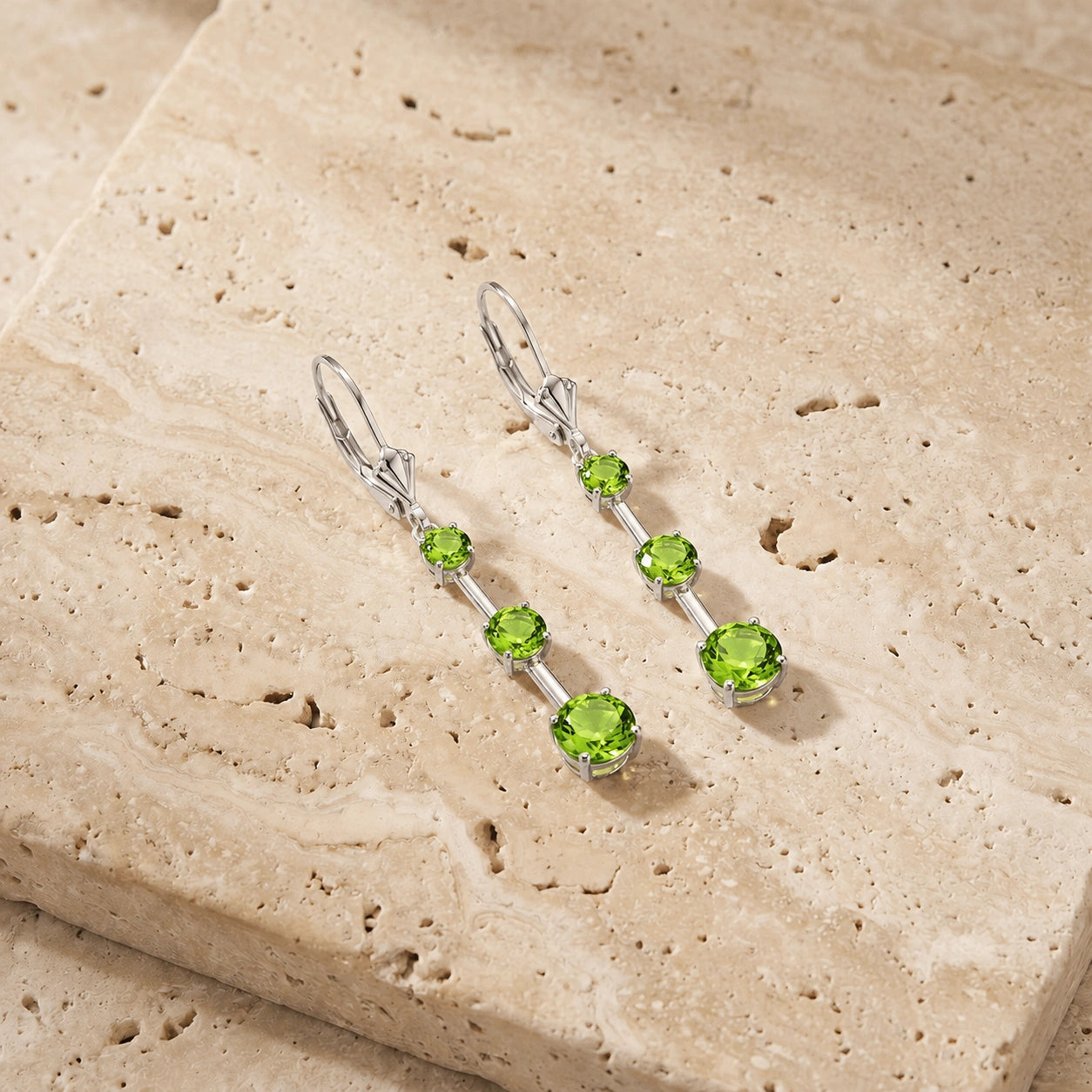 White Gold Peridot — Marinelli