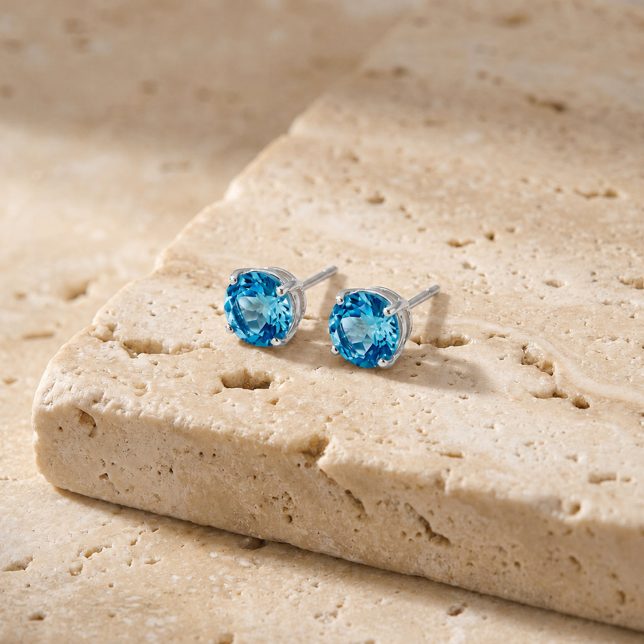 White Gold Halo Petal Earrings Peridot 10K — Benedetta