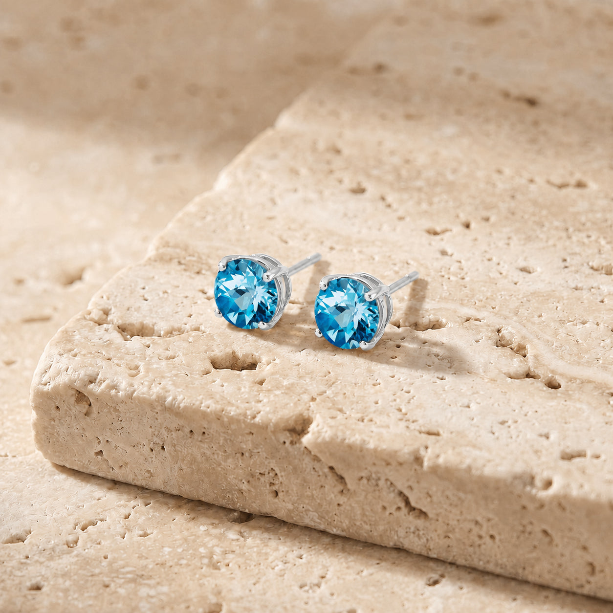 White Gold Halo Petal Earrings Peridot 10K — Benedetta