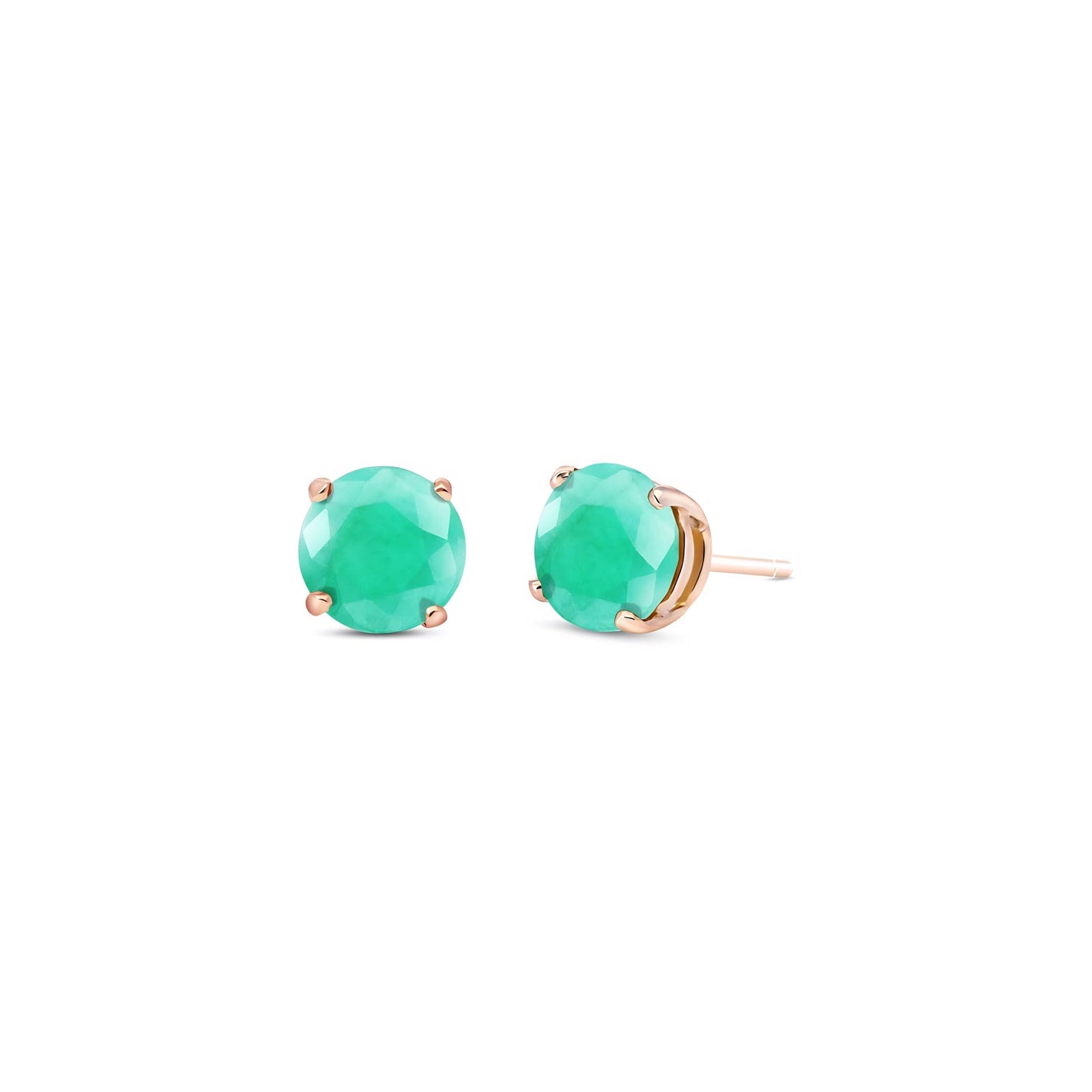 Rose Gold Halo Petal Earrings Citrine 10K — Benedetta