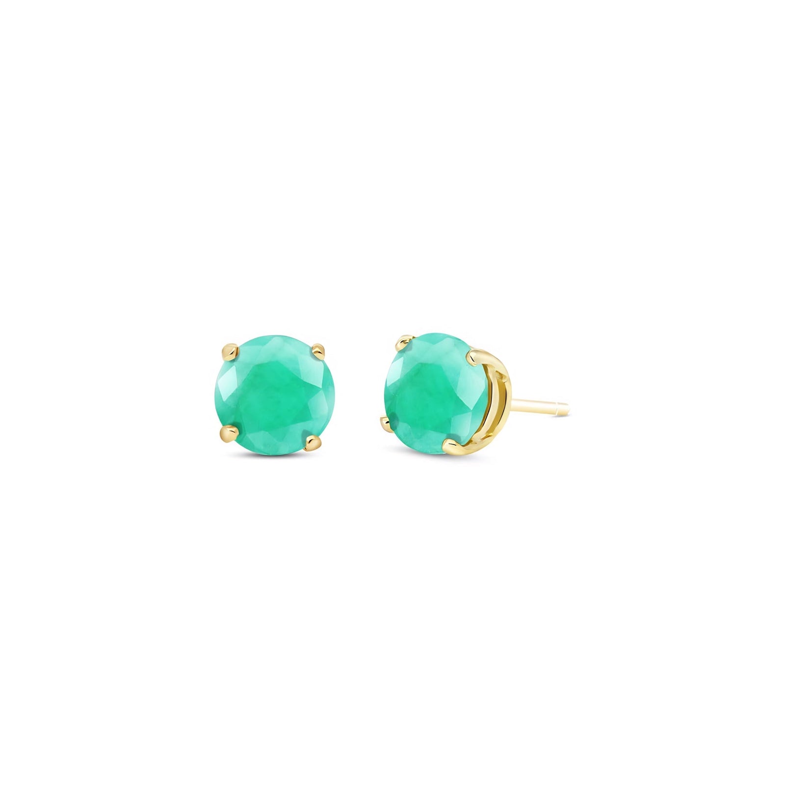 Yellow Gold Halo Petal Earrings Citrine 10K — Benedetta