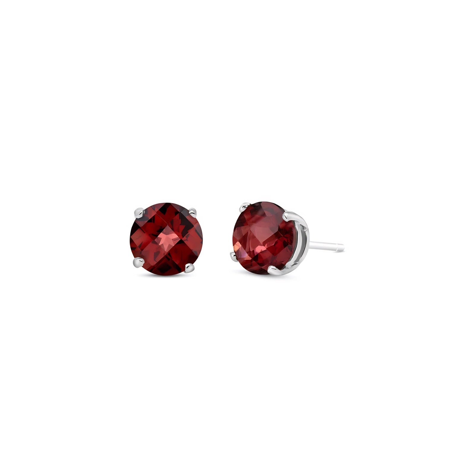 White Gold Halo Petal Earrings Pink Topaz 10K — Benedetta