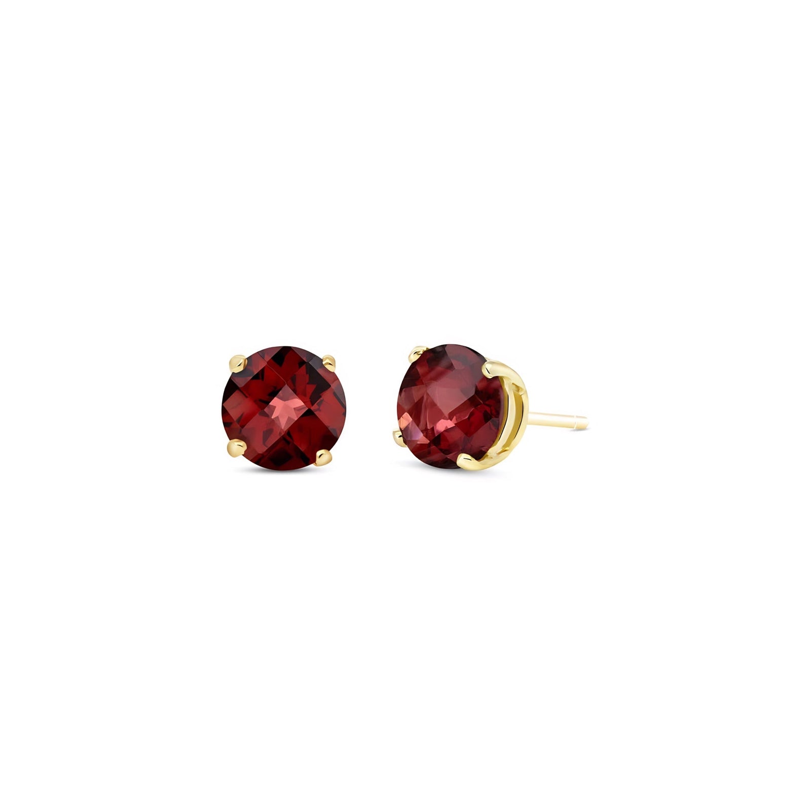 Yellow Gold Halo Petal Earrings Pink Topaz 10K — Benedetta