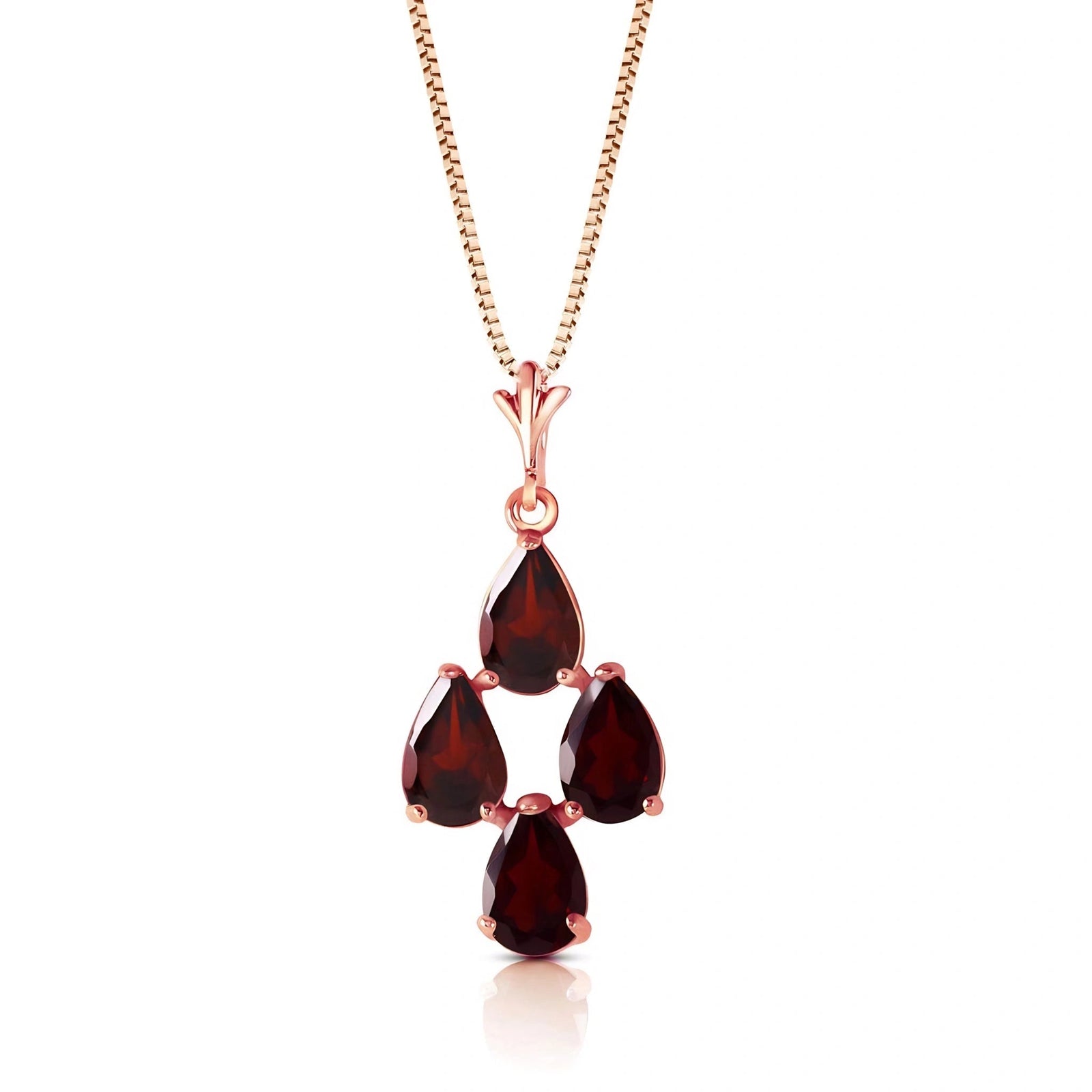 Rose Gold Grace Necklace Amethyst 10K — Marta
