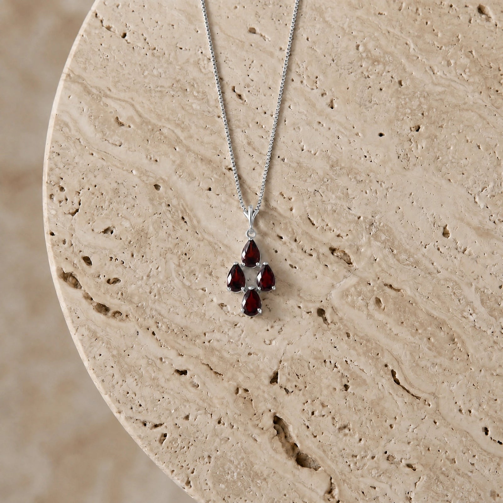 White Gold Grace Necklace Amethyst 10K — Marta