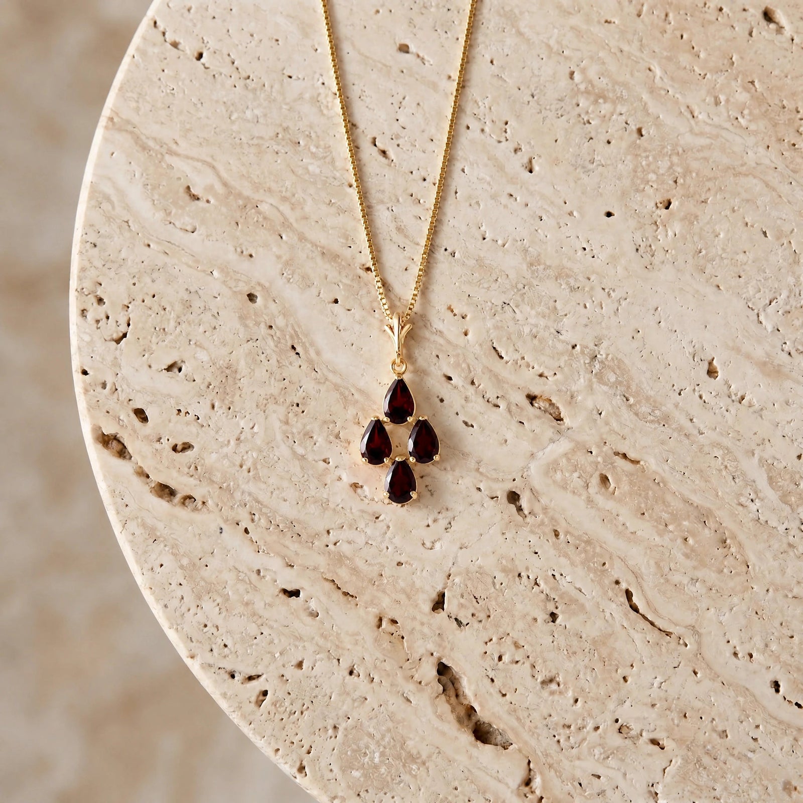Yellow Gold Grace Necklace Amethyst 10K — Marta
