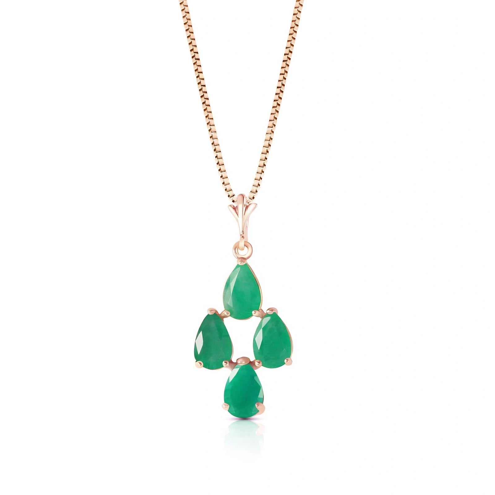 Rose Gold Grace Necklace Tanzanite 10K — Marta