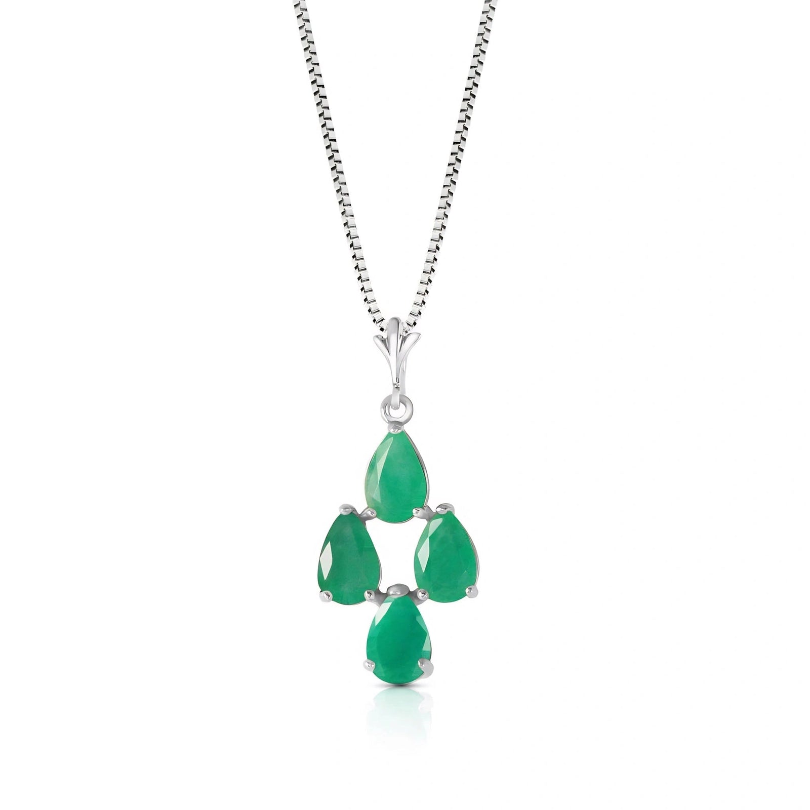 White Gold Grace Necklace Tanzanite 10K — Marta