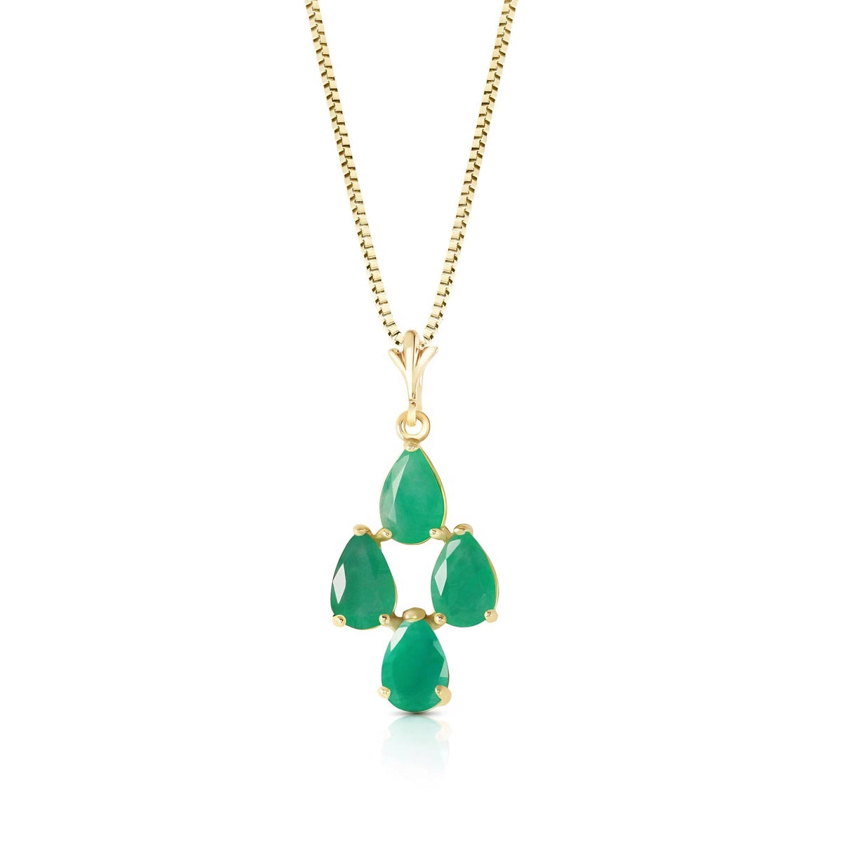 Yellow Gold Grace Necklace Tanzanite 10K — Marta