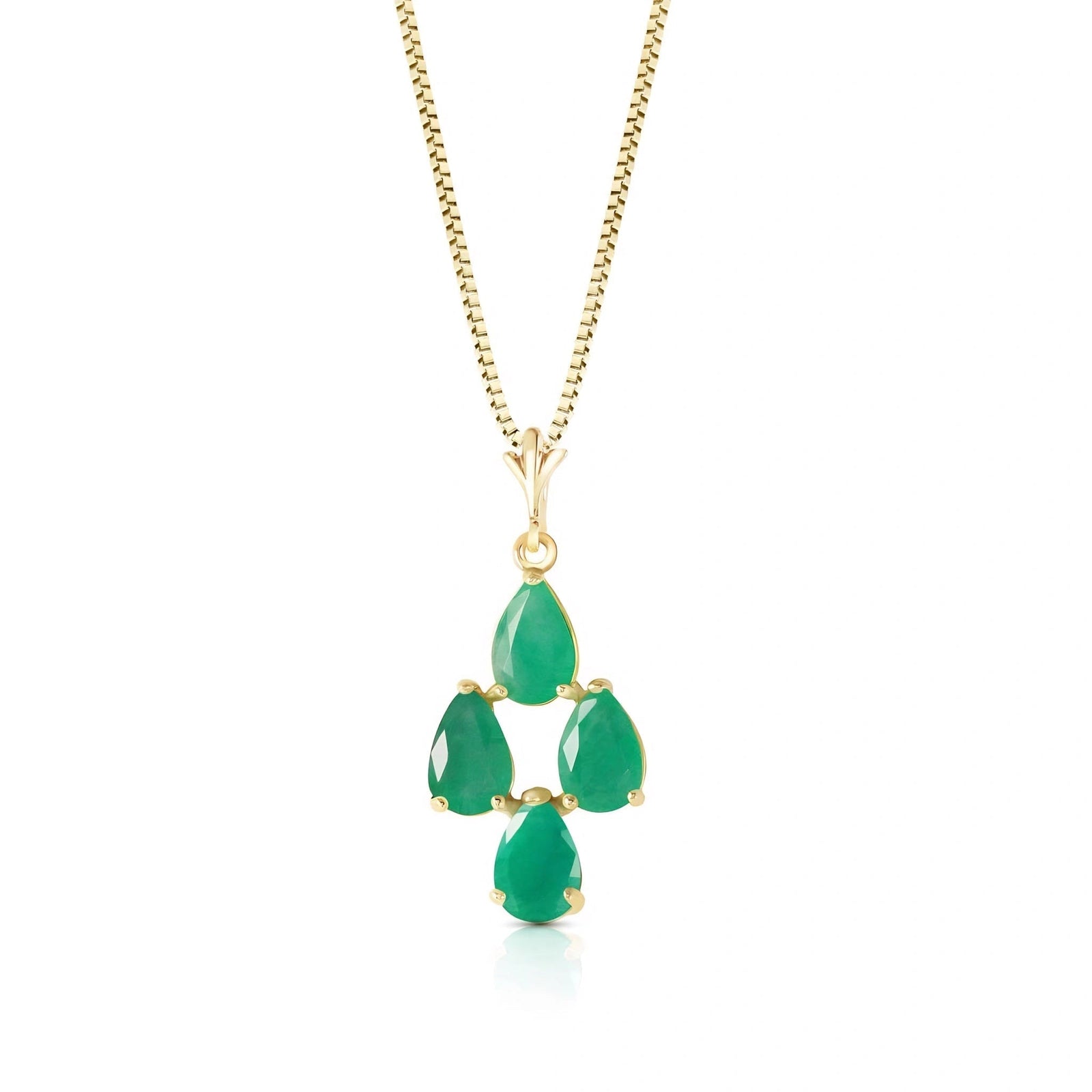 Yellow Gold Grace Necklace Tanzanite 10K — Marta