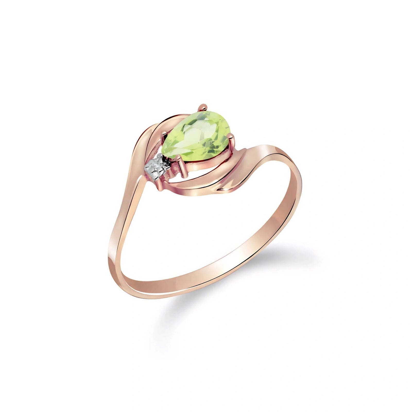 Rose Gold Diamond & Peridot — Michela