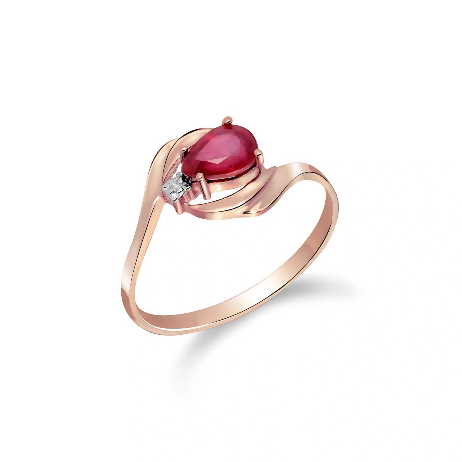Rose Gold Diamond & Ruby — Michela