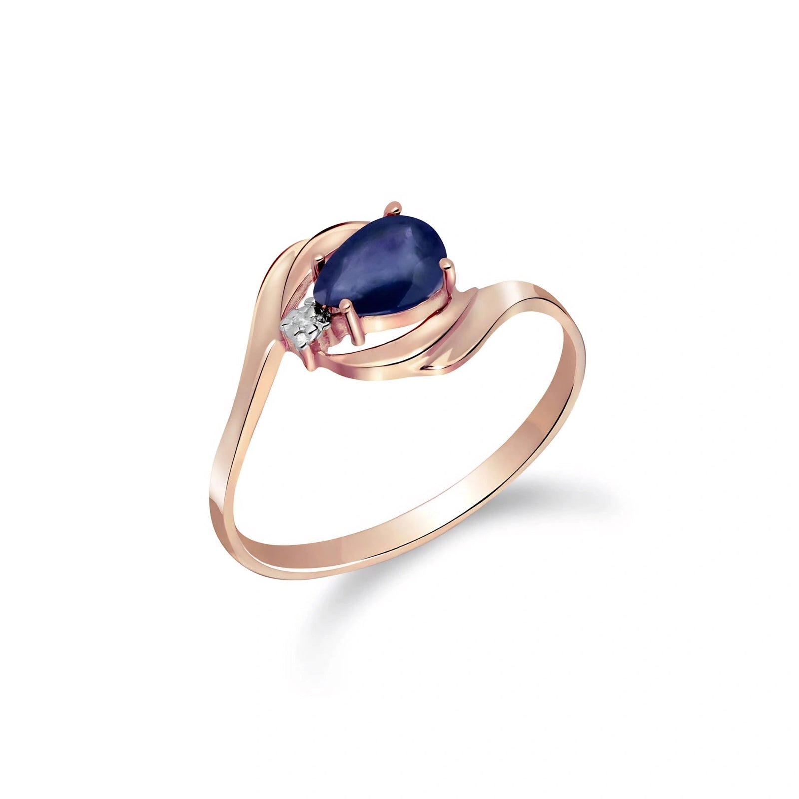 Rose Gold Diamond & Sapphire — Michela