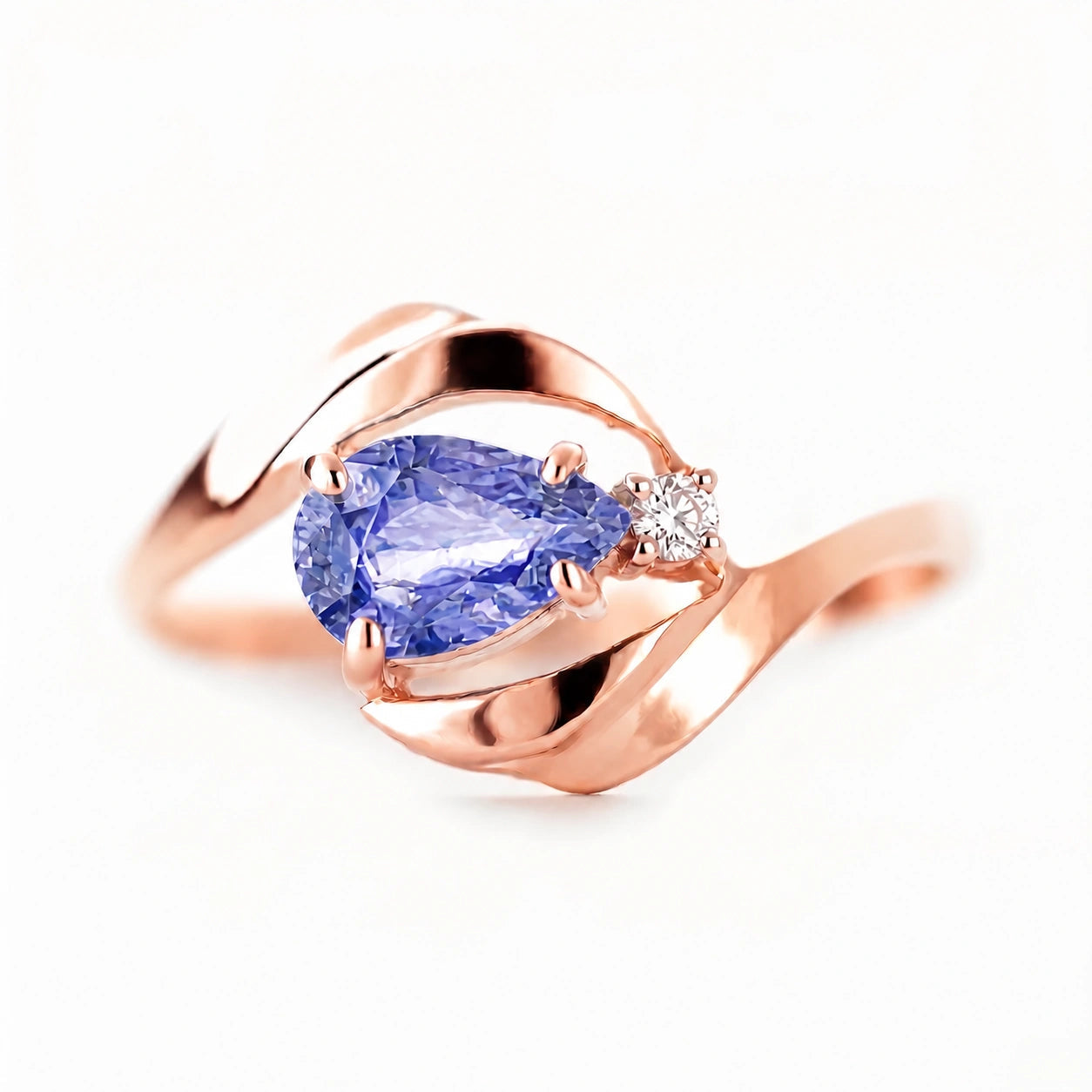 Rose Gold Diamond & Tanzanite — Michela