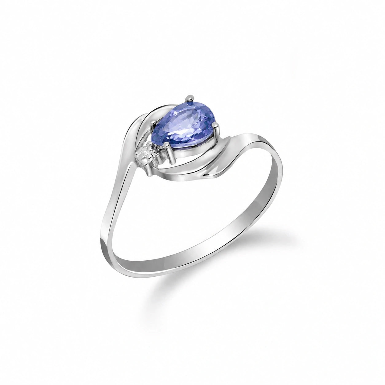 White Gold Diamond & Tanzanite — Michela