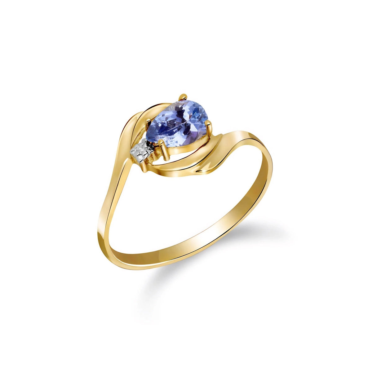 Yellow Gold Diamond & Tanzanite — Michela