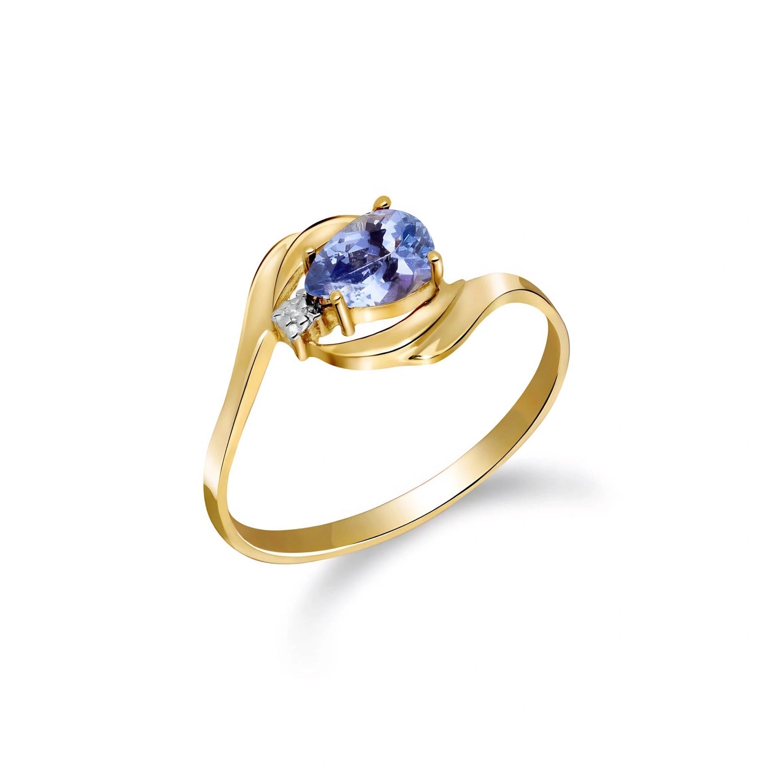 Yellow Gold Diamond & Tanzanite — Michela
