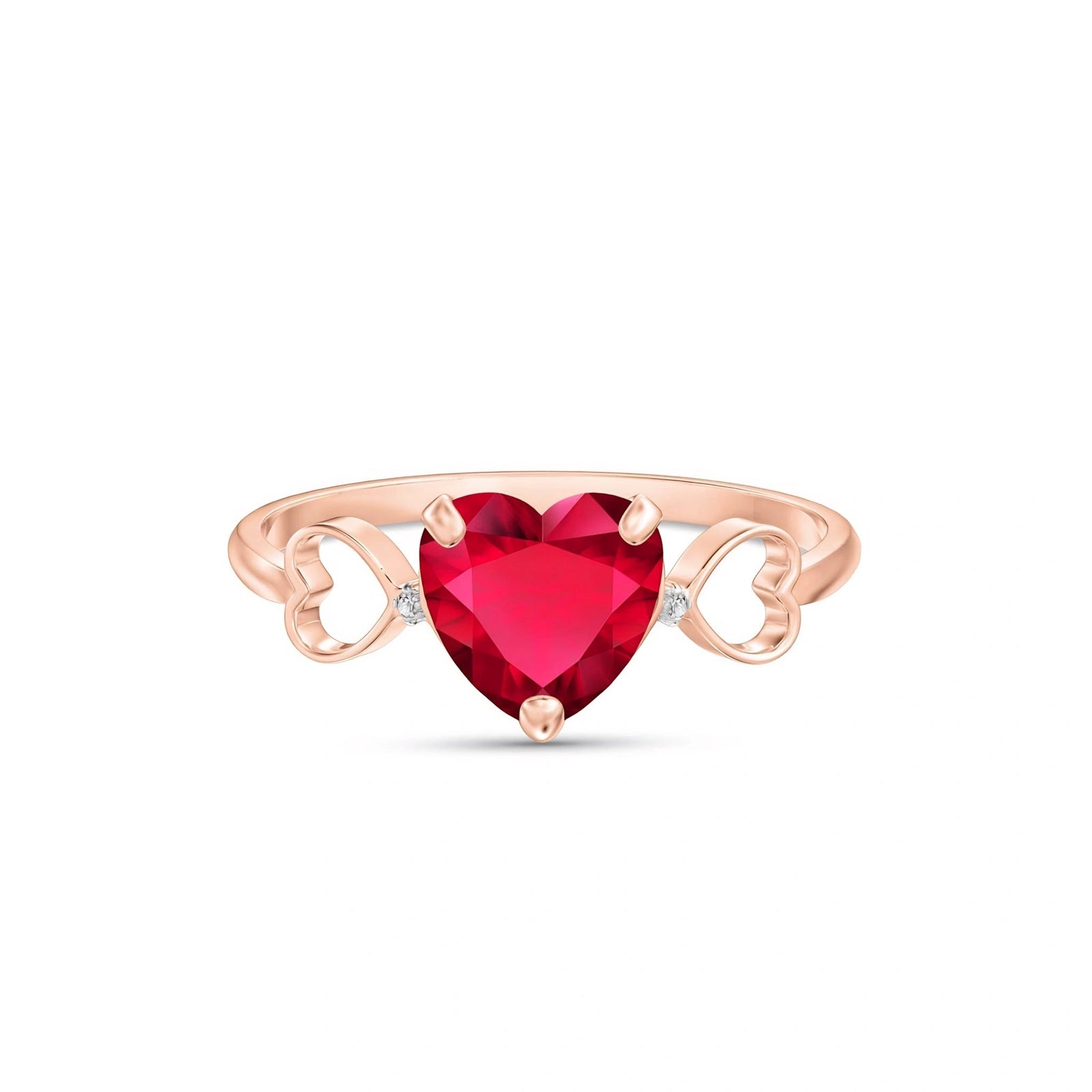 Rose Gold Diamond & Ruby — Ebe