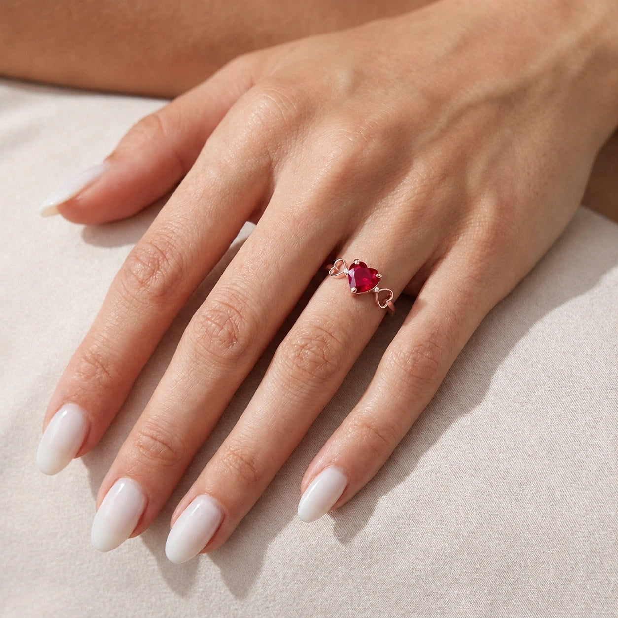 Rose Gold Diamond & Ruby — Ebe