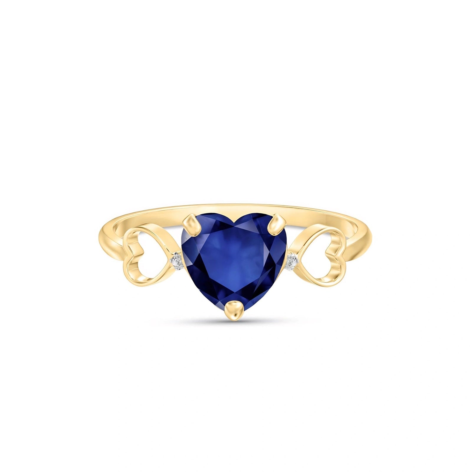 Yellow Gold Diamond & Sapphire — Ebe