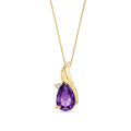 Yellow Gold Amethyst & Diamond — Narcisa