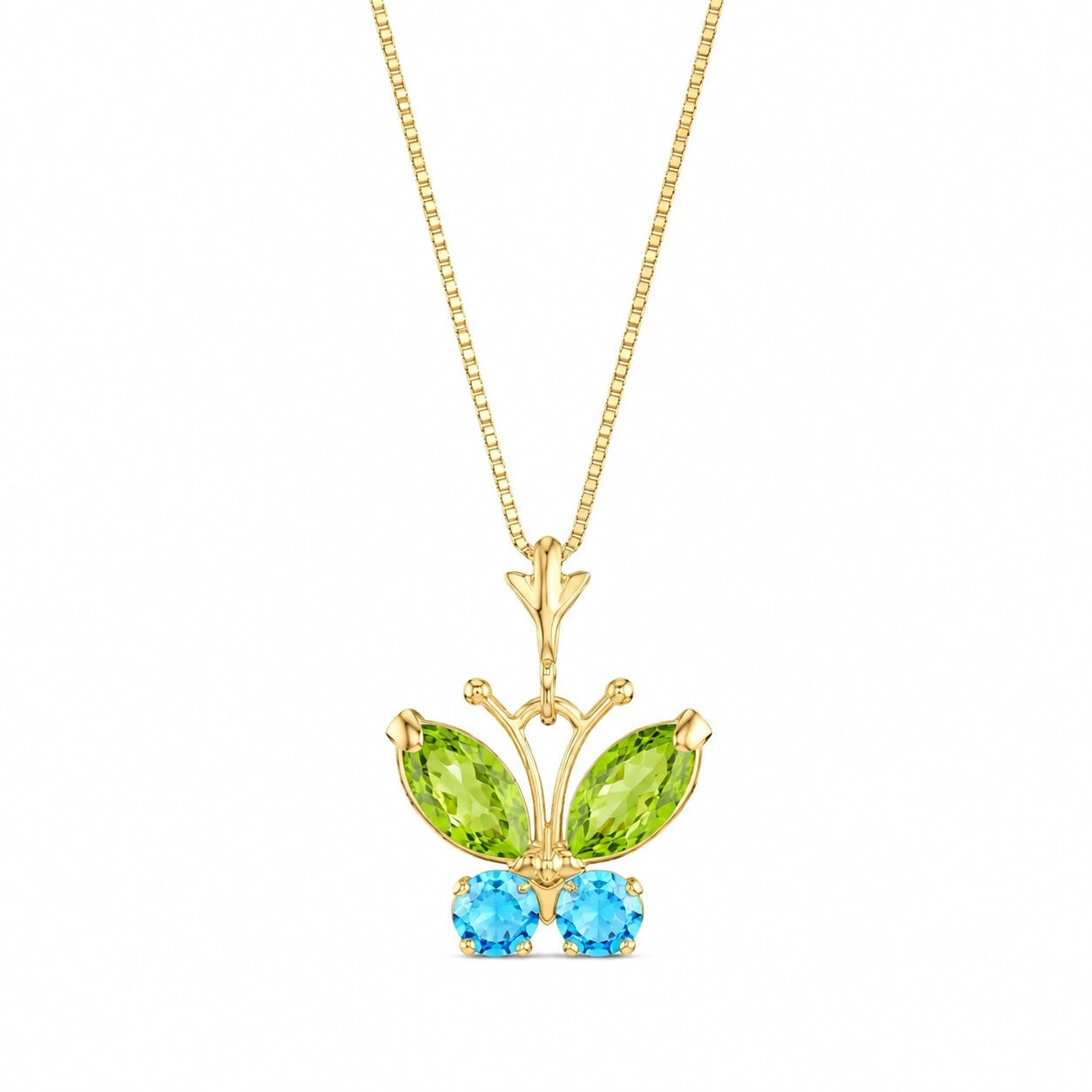 Yellow Gold Eternal Necklace Citrine 10K — Miranda