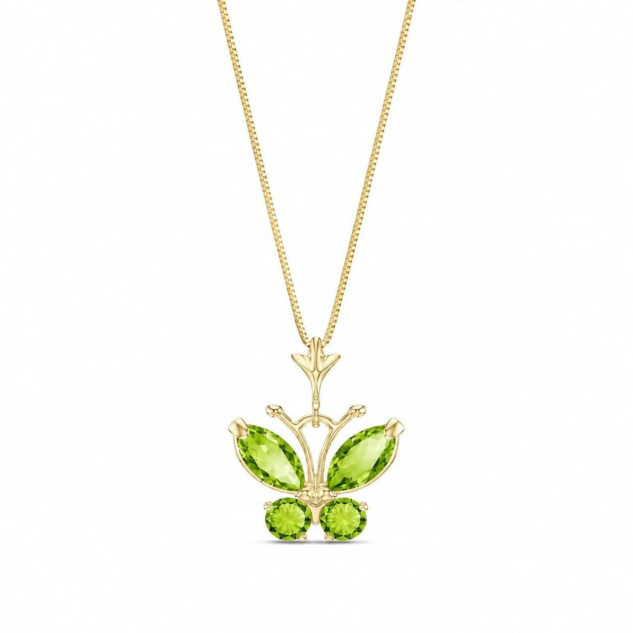 Yellow Gold Eternal Necklace Opal 10K — Miranda