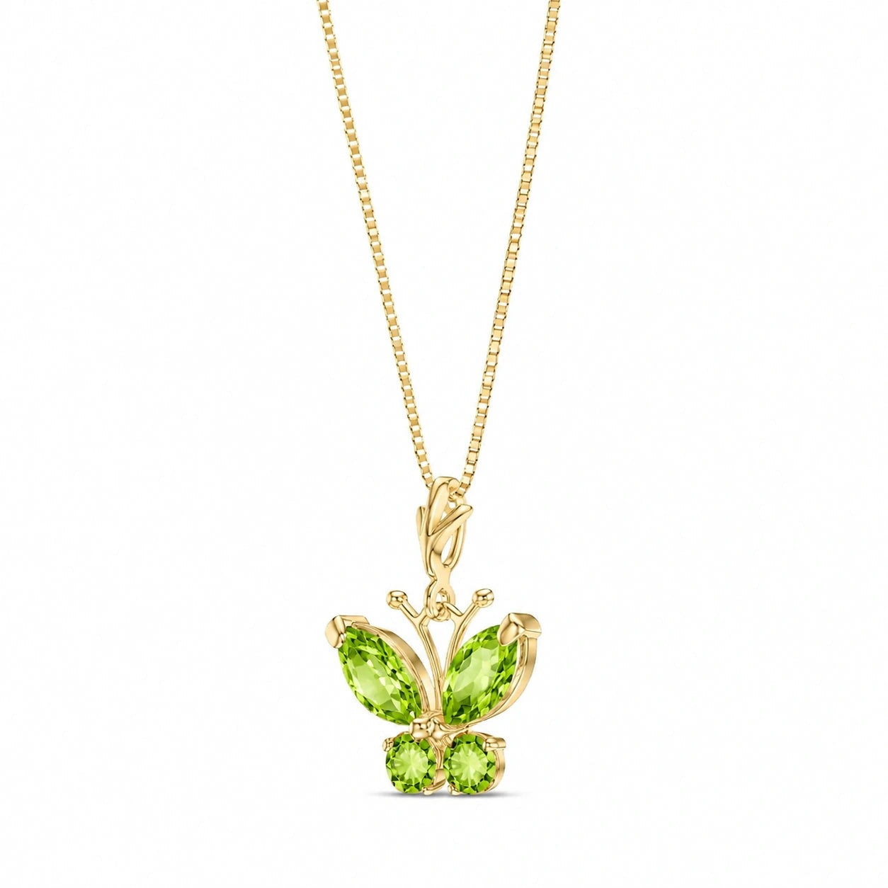 Yellow Gold Eternal Necklace Opal 10K — Miranda