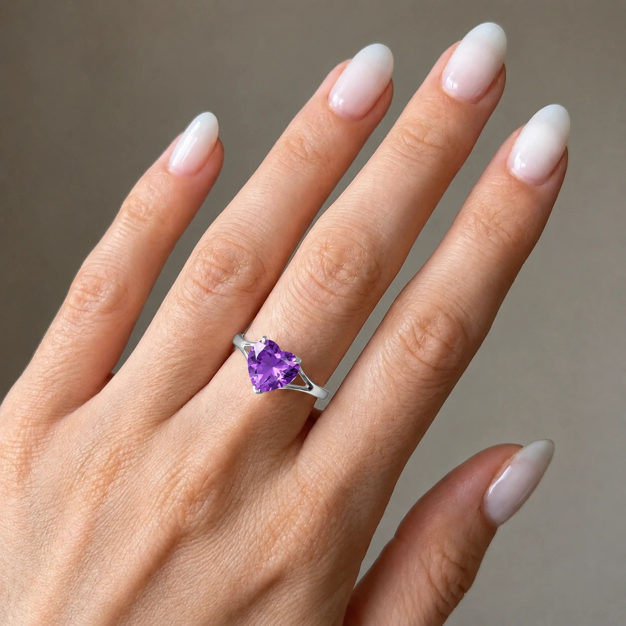 White Gold Amethyst — Giuliana