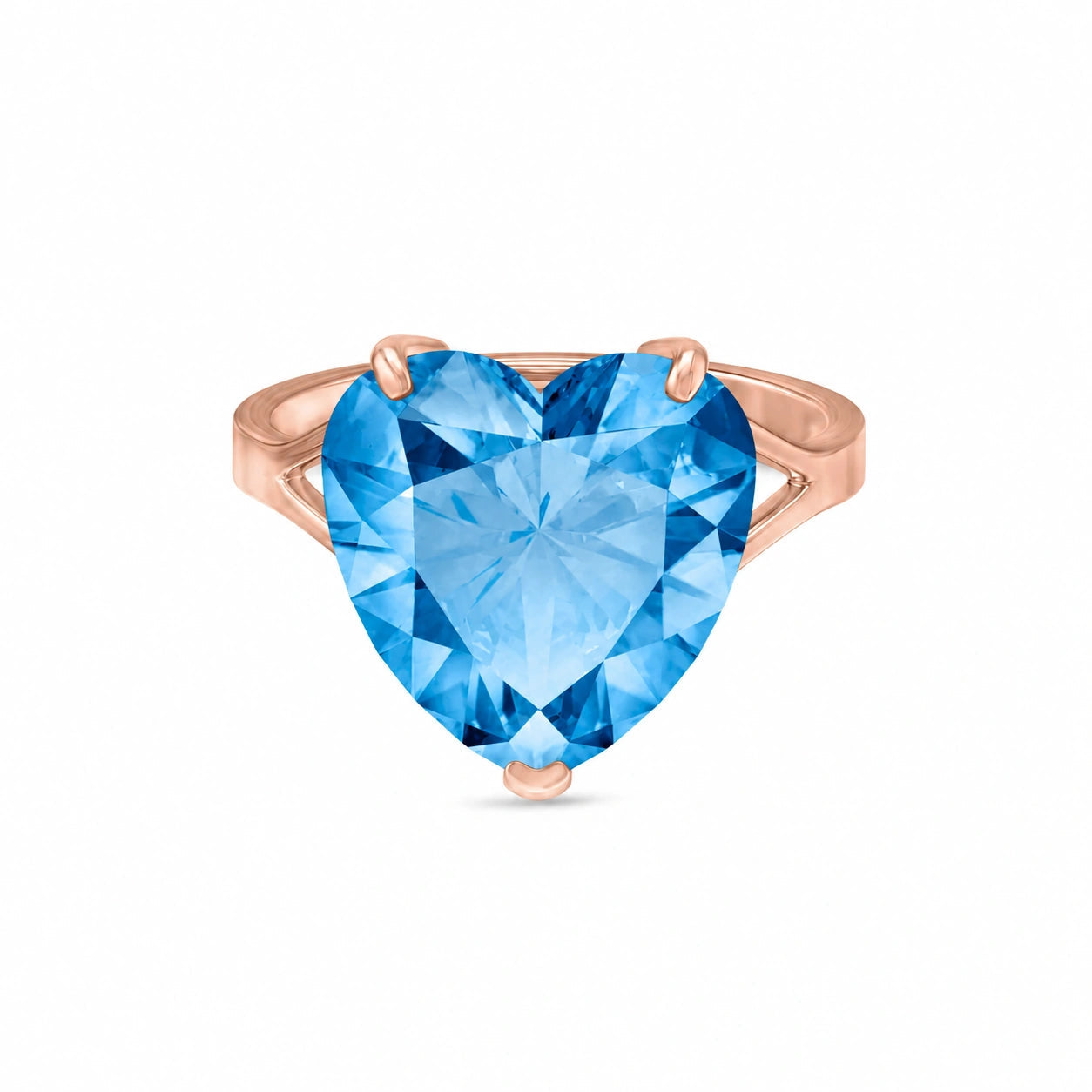 Rose Gold Blue Topaz — Giuliana