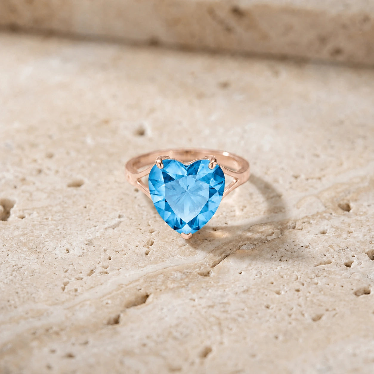 Rose Gold Blue Topaz — Giuliana