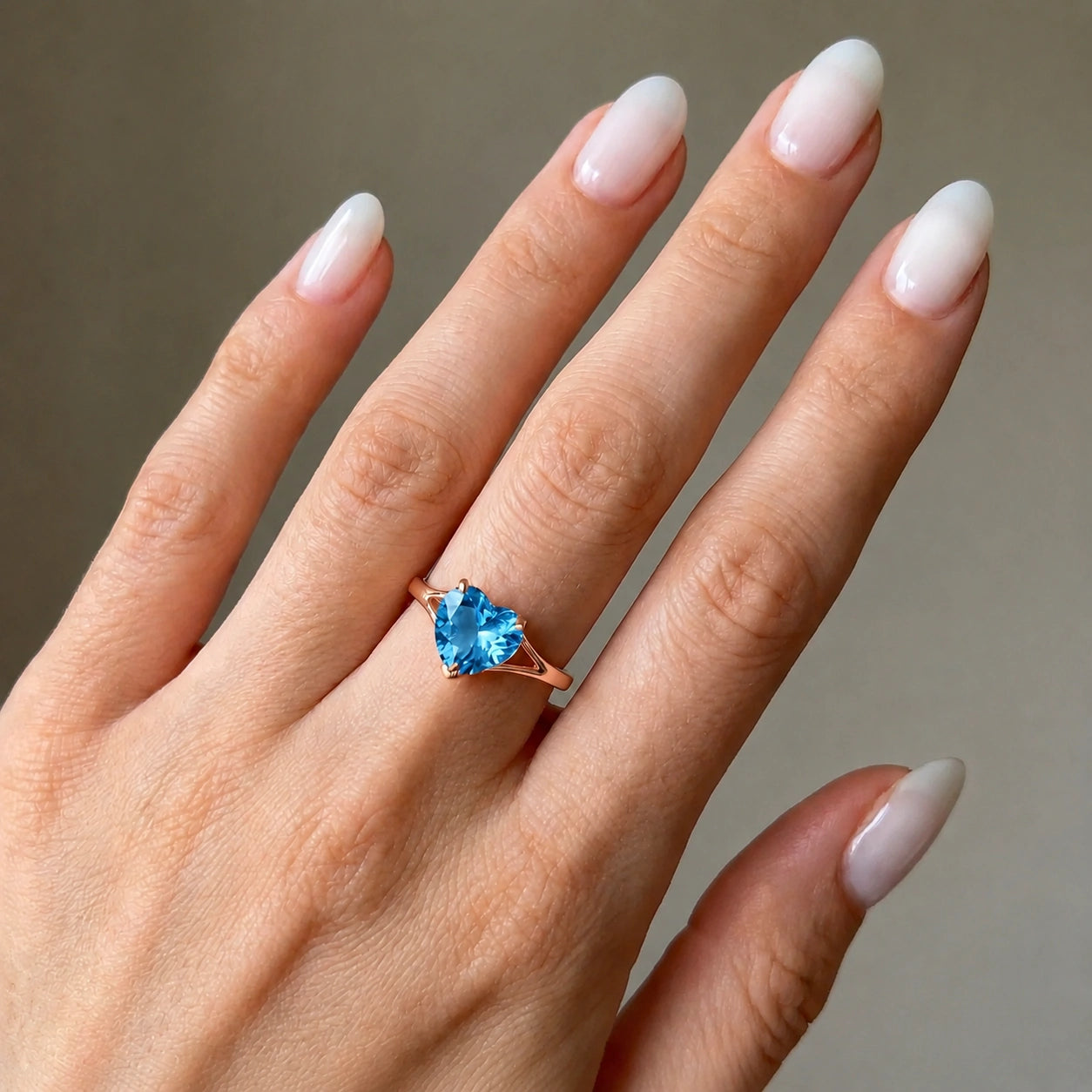 Rose Gold Blue Topaz — Giuliana