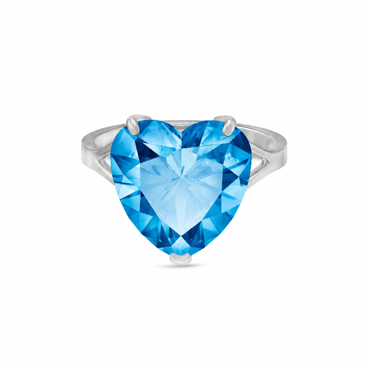 White Gold Blue Topaz — Giuliana