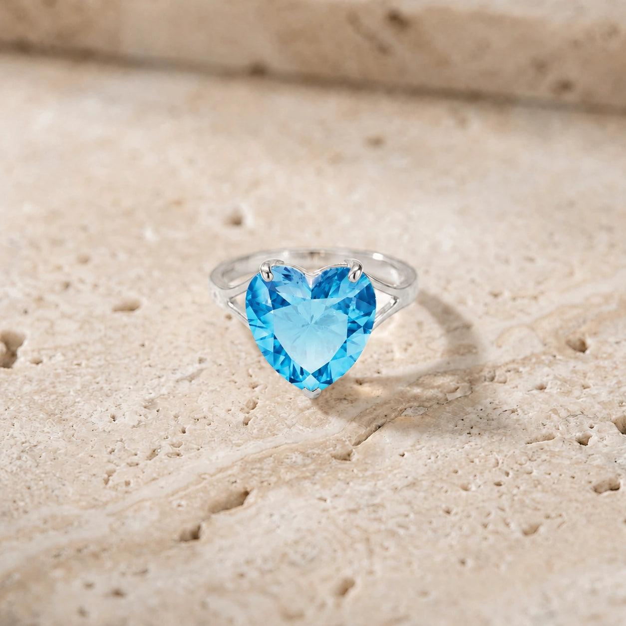 White Gold Blue Topaz — Giuliana