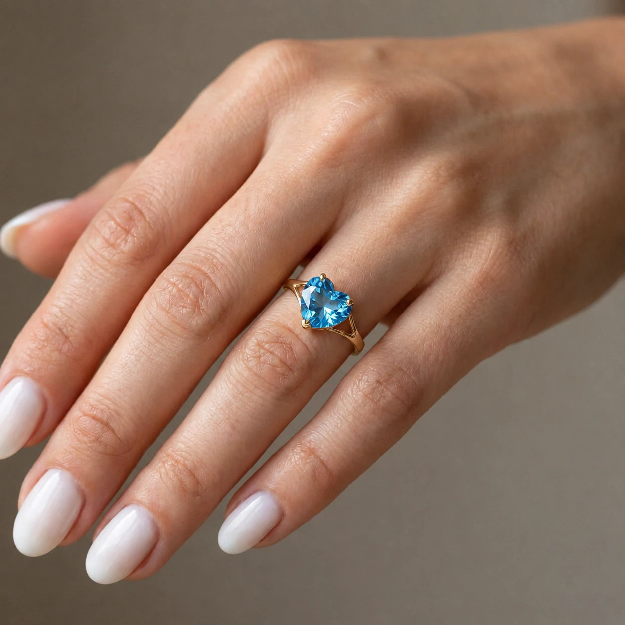Yellow Gold Blue Topaz — Giuliana