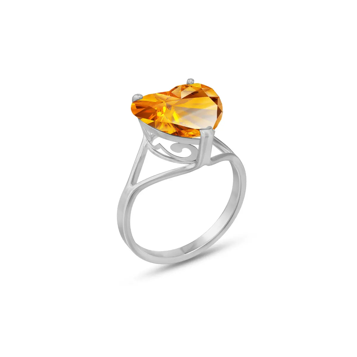 White Gold Citrine — Giuliana