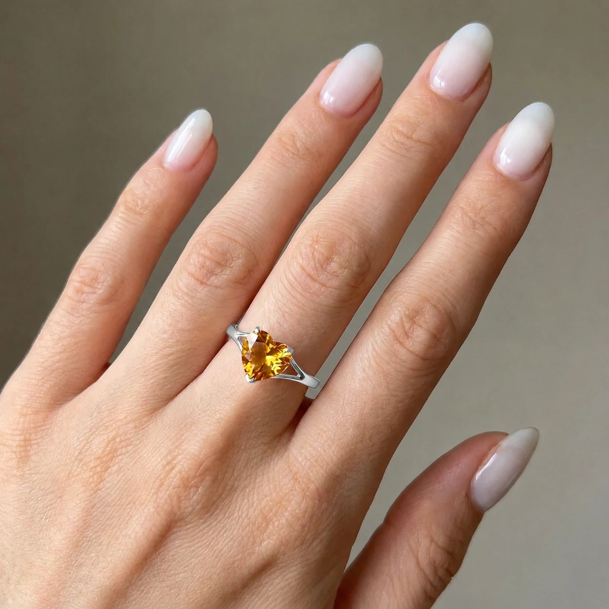 White Gold Citrine — Giuliana