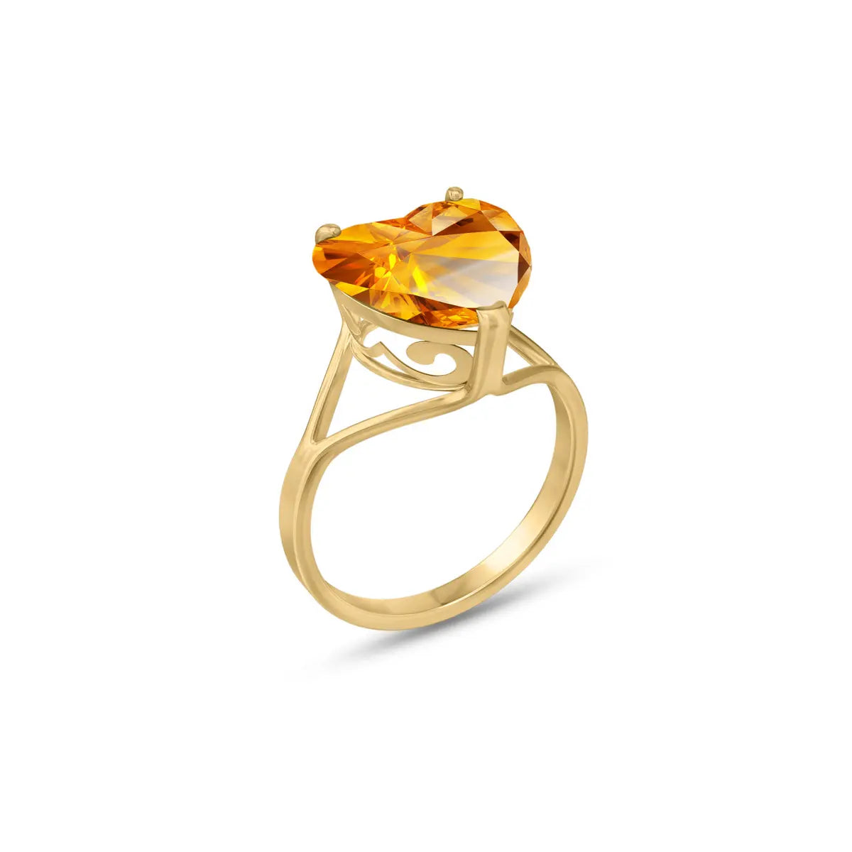 Yellow Gold Citrine — Giuliana