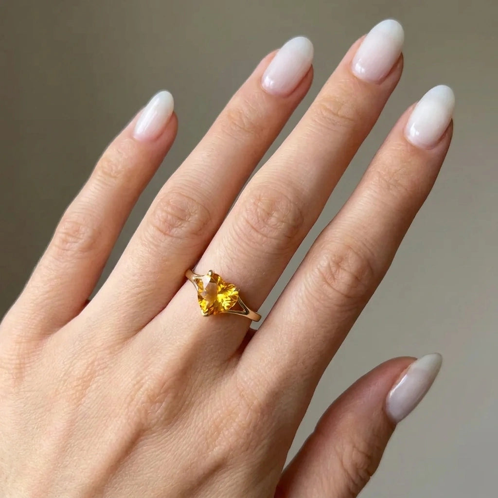 Yellow Gold Citrine — Giuliana