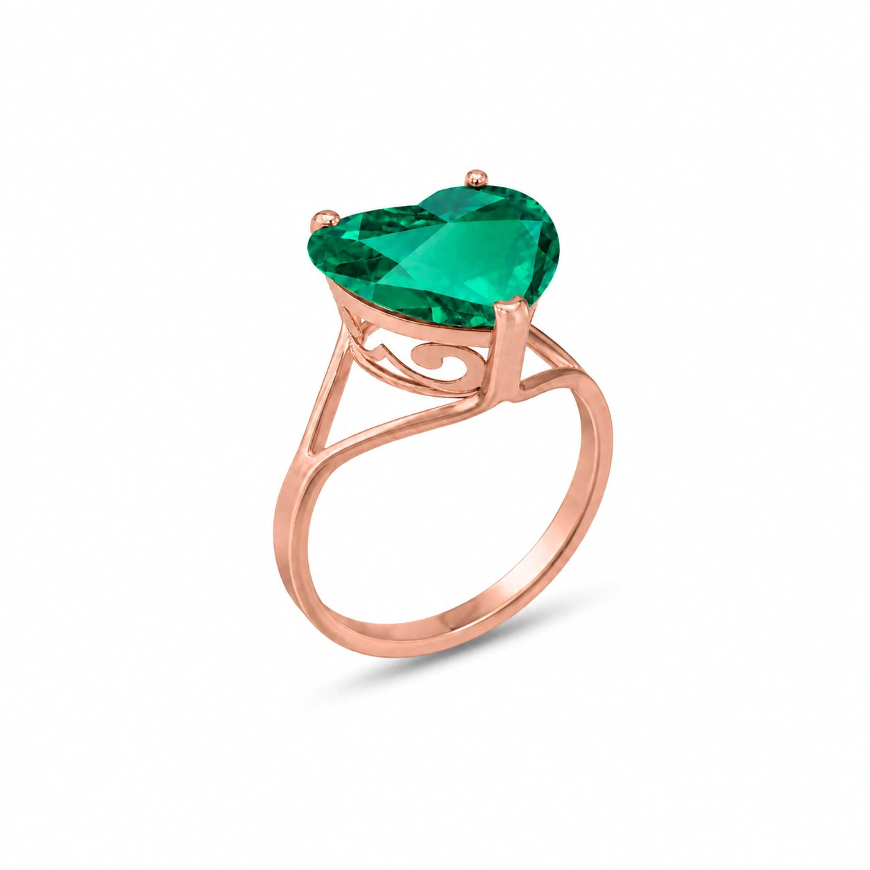 Rose Gold Emerald — Giuliana