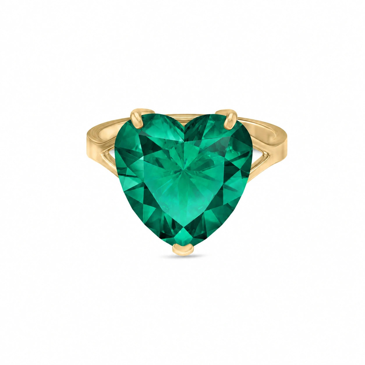 Yellow Gold Emerald — Giuliana