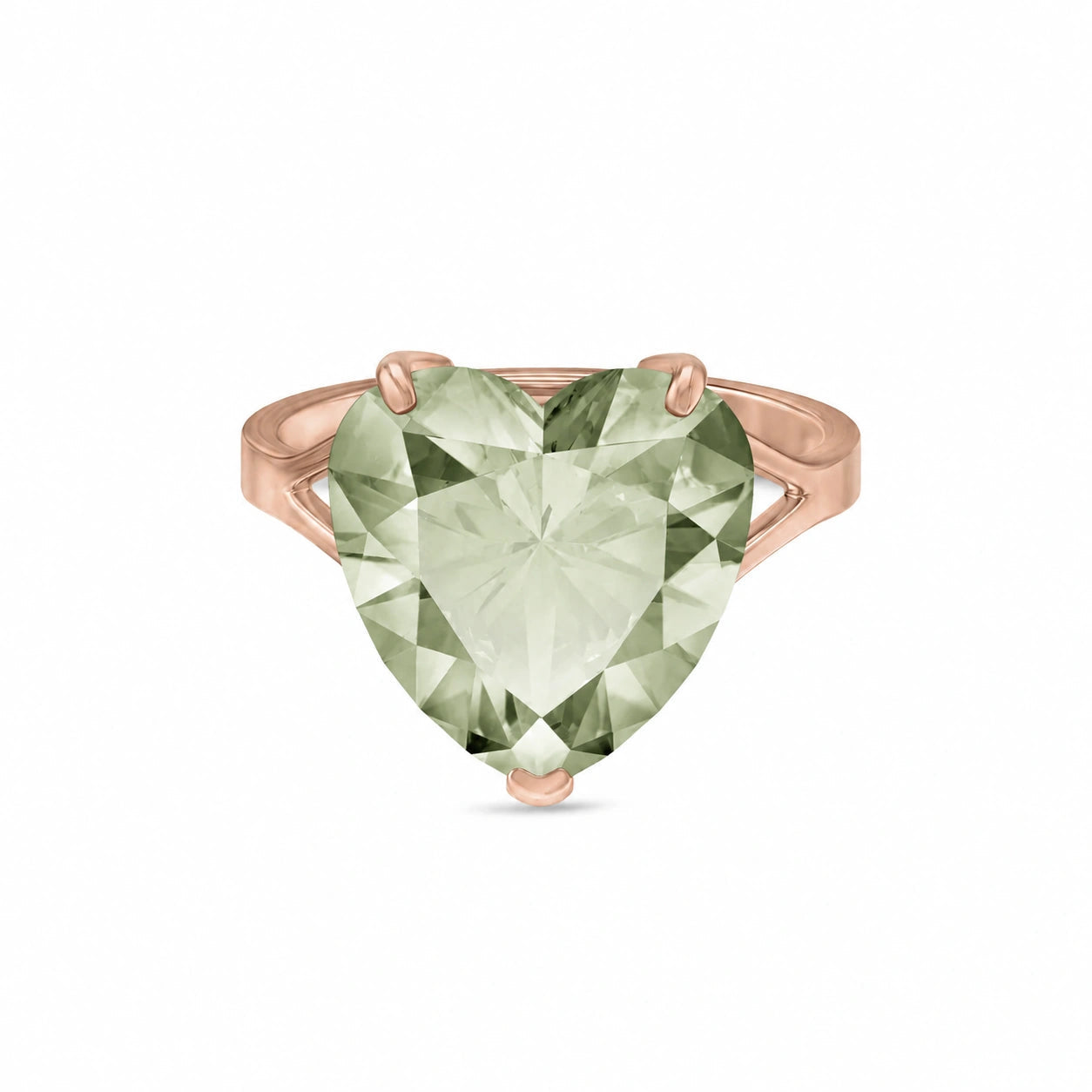 Rose Gold Green Amethyst — Giuliana