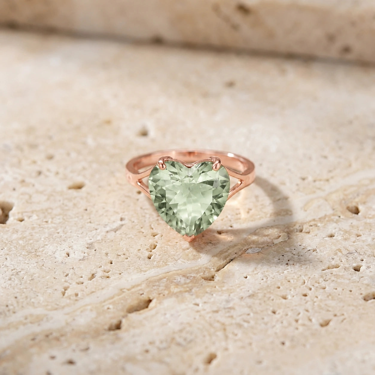 Rose Gold Green Amethyst — Giuliana